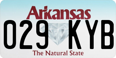 AR license plate 029KYB