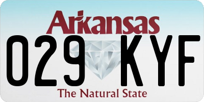 AR license plate 029KYF