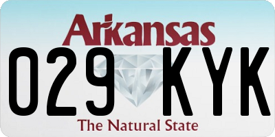 AR license plate 029KYK