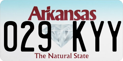 AR license plate 029KYY