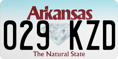 AR license plate 029KZD