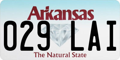 AR license plate 029LAI