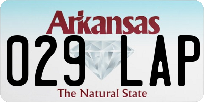 AR license plate 029LAP