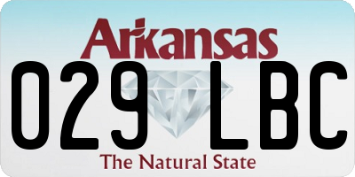 AR license plate 029LBC