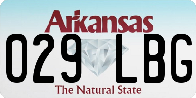 AR license plate 029LBG
