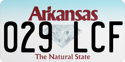AR license plate 029LCF