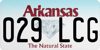 AR license plate 029LCG