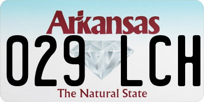 AR license plate 029LCH