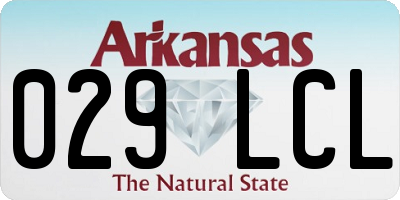 AR license plate 029LCL