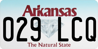 AR license plate 029LCQ