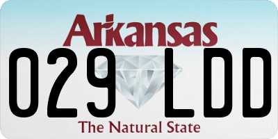 AR license plate 029LDD