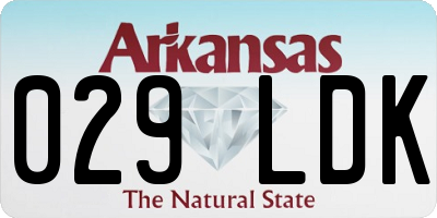 AR license plate 029LDK