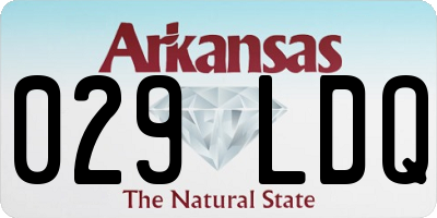 AR license plate 029LDQ