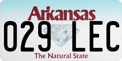 AR license plate 029LEC