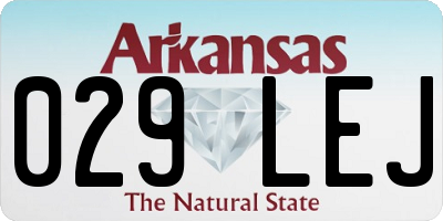 AR license plate 029LEJ