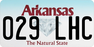 AR license plate 029LHC