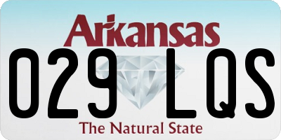 AR license plate 029LQS