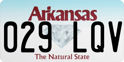 AR license plate 029LQV