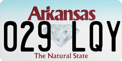 AR license plate 029LQY