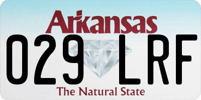 AR license plate 029LRF