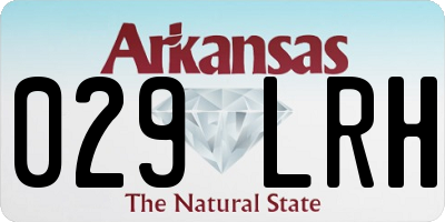 AR license plate 029LRH