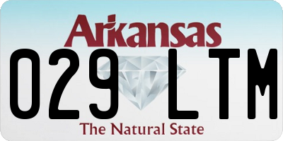 AR license plate 029LTM