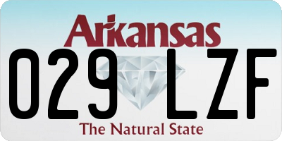 AR license plate 029LZF