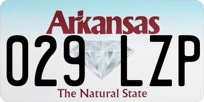 AR license plate 029LZP