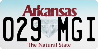 AR license plate 029MGI