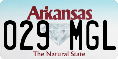 AR license plate 029MGL