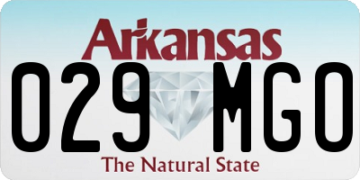 AR license plate 029MGO