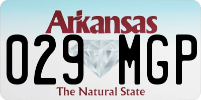 AR license plate 029MGP