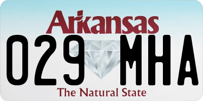 AR license plate 029MHA