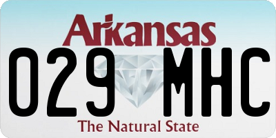 AR license plate 029MHC