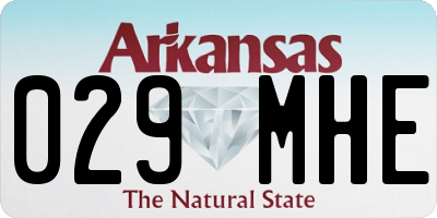 AR license plate 029MHE