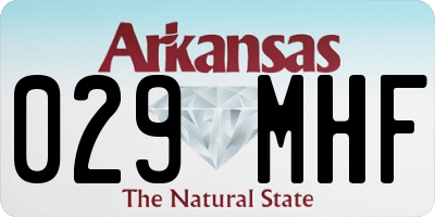 AR license plate 029MHF