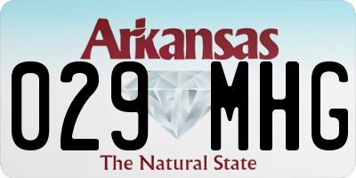AR license plate 029MHG