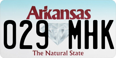 AR license plate 029MHK