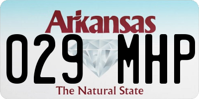 AR license plate 029MHP