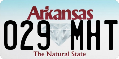 AR license plate 029MHT