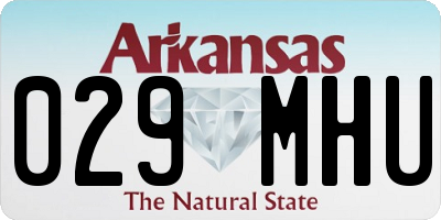 AR license plate 029MHU