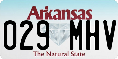 AR license plate 029MHV