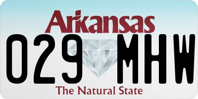 AR license plate 029MHW