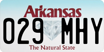 AR license plate 029MHY