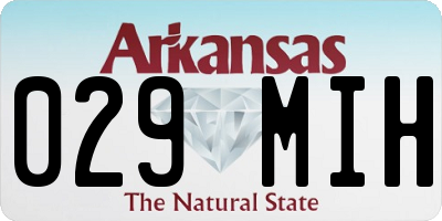AR license plate 029MIH