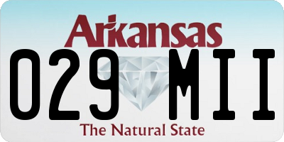 AR license plate 029MII