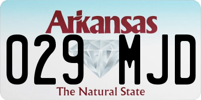 AR license plate 029MJD