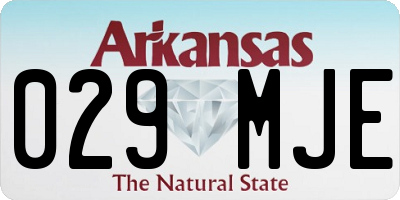 AR license plate 029MJE
