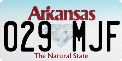 AR license plate 029MJF