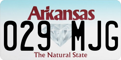 AR license plate 029MJG